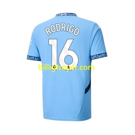 Billige Fotballdrakter Manchester City RODRIGO 16 Hjemmedraktsett 2024/25 Kortermet